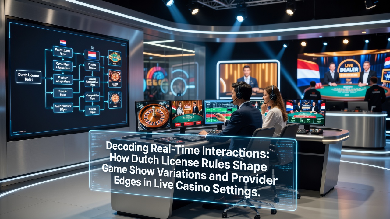 Live casino game show setup met Nederlandse licentievereisten