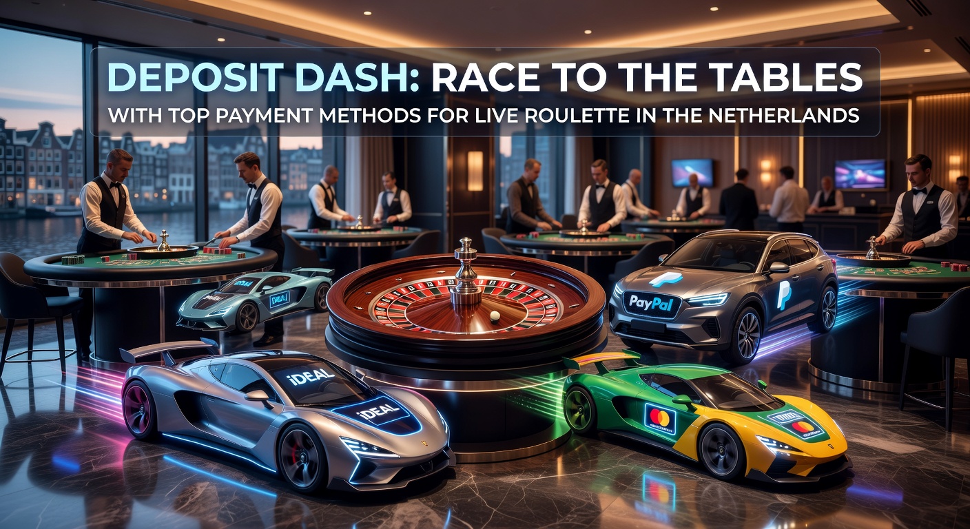 Smartphone met Apple Pay en Google Pay in actie bij een live roulette app, met snelheidsindicatoren en Nederlandse banklogo's