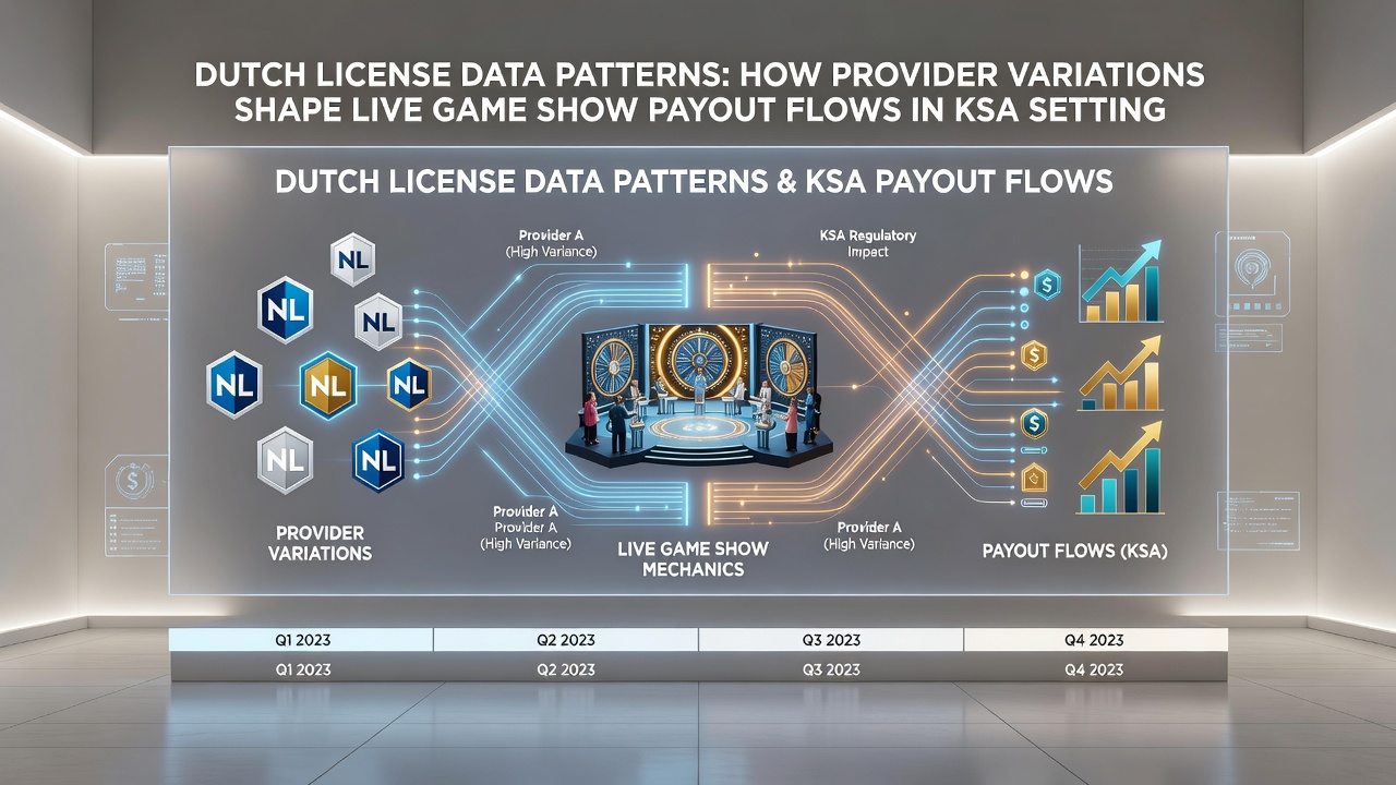 Analyse van uitbetalingsstromen en live gameshow data in KSA gelicentieerde settings