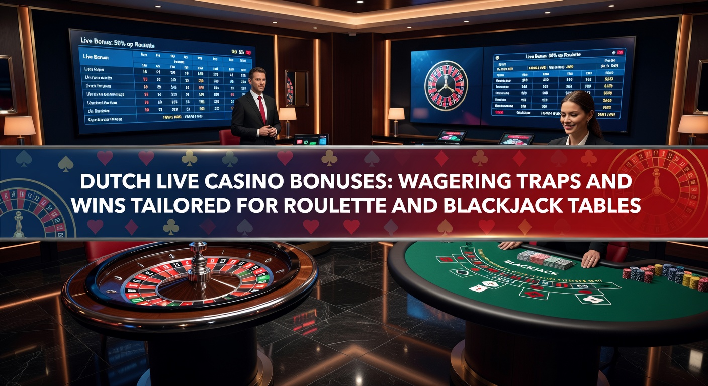 Close-up van een live blackjack-tafel met wagering tracker en bonusvoorwaarden zichtbaar op een mobiel scherm in een Nederlands live casino