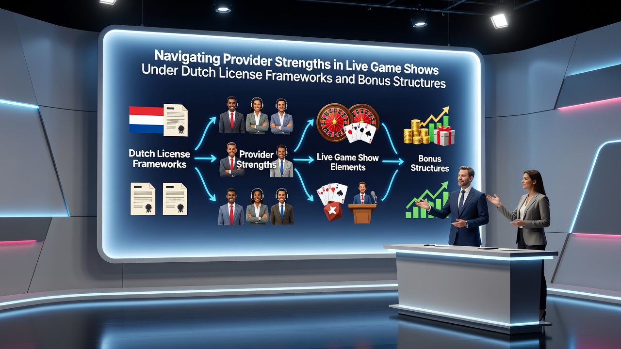 Vergelijking van bonusstructuren en provider interfaces in gereguleerde live game shows