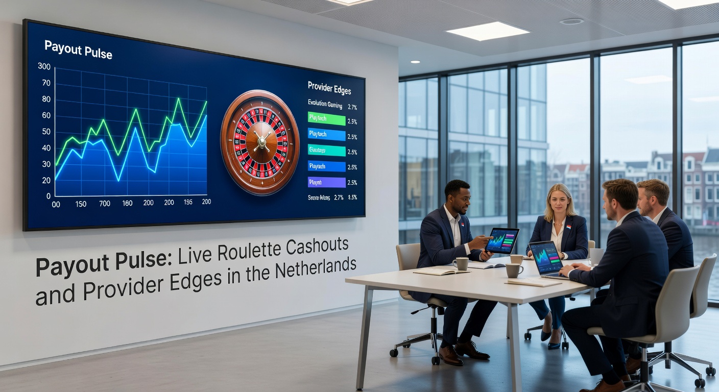 Live roulette tafel met cashout knoppen zichtbaar op scherm, providers logos en Nederlandse vlag in achtergrond voor contextuele relevantie