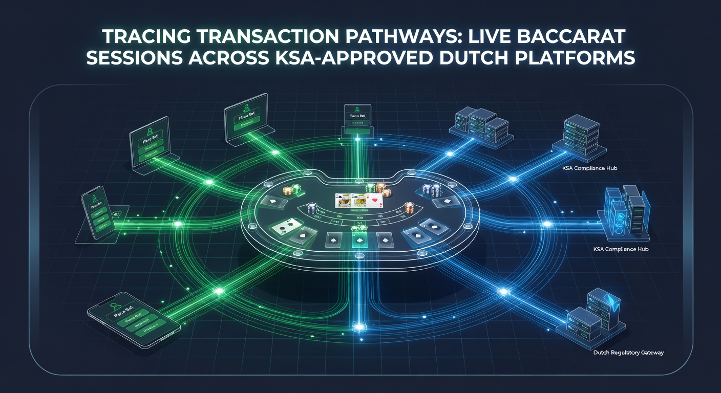 Analyse van stortings- en uitbetalingsstromen tijdens live baccarat